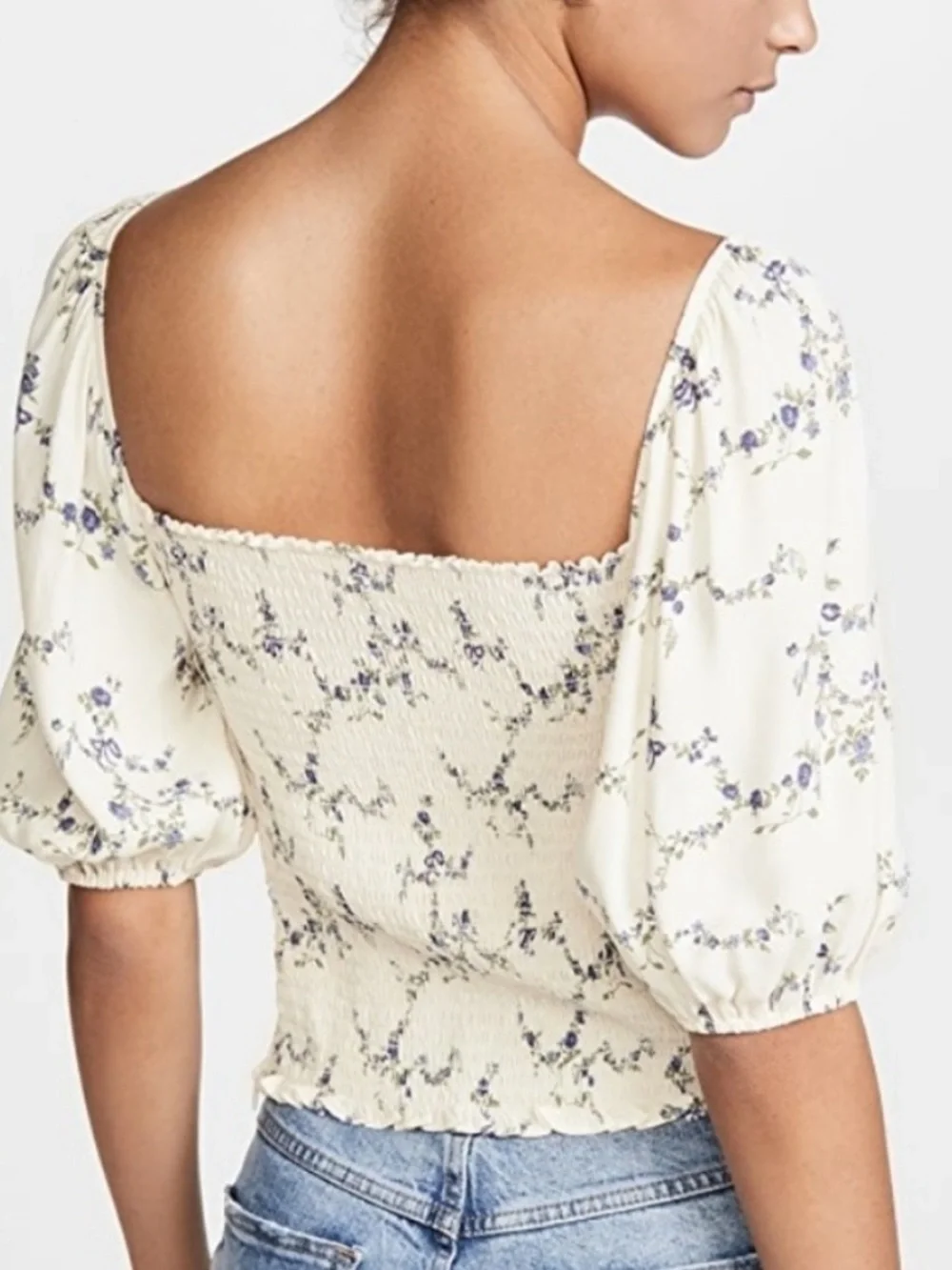 Reformation Lua Top (Emmaline) Floral Sz 0